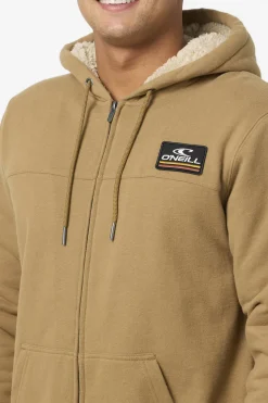 Hoodies & Fleece^O'Neill Fifty Two High Pile Zip Zip Fleece - | dark khaki