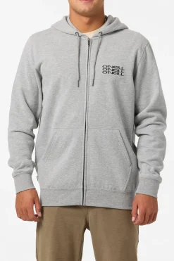 Hoodies & Fleece^O'Neill Fifty Two Zip Zip Fleece - | heather grey