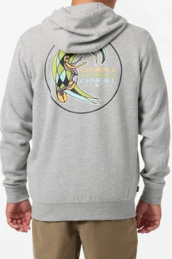 Hoodies & Fleece^O'Neill Fifty Two Zip Zip Fleece - | heather grey