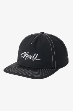 New Arrivals^O'Neill Flint Nylon Snapback Hat black