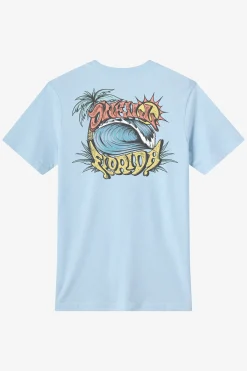 New Arrivals^O'Neill Florida Man Classic Tee sky blue heather