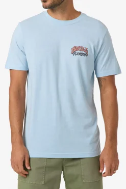 New Arrivals^O'Neill Florida Man Classic Tee sky blue heather
