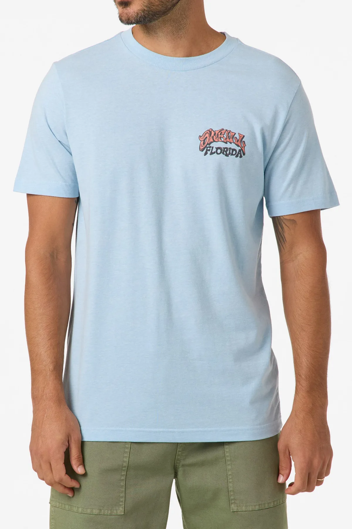 New Arrivals^O'Neill Florida Man Classic Tee sky blue heather