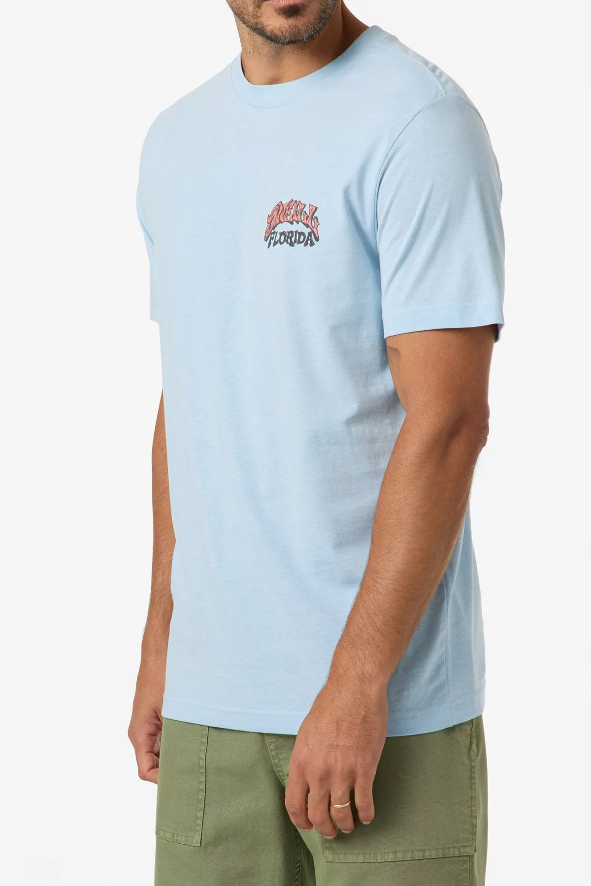 New Arrivals^O'Neill Florida Man Classic Tee sky blue heather