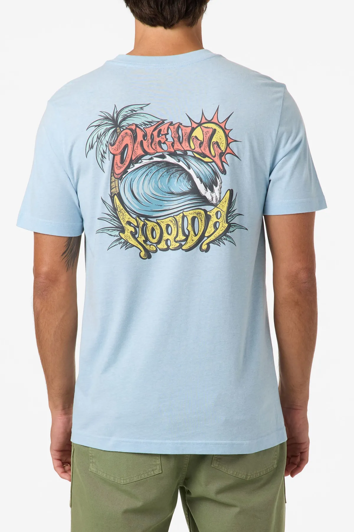 New Arrivals^O'Neill Florida Man Classic Tee sky blue heather