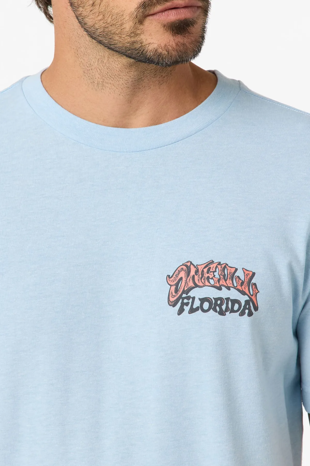 New Arrivals^O'Neill Florida Man Classic Tee sky blue heather
