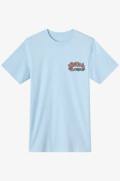 New Arrivals^O'Neill Florida Man Classic Tee sky blue heather