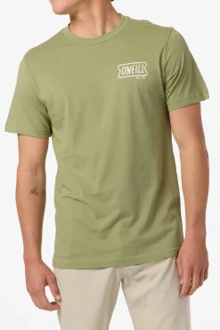 Tees & Tanks^O'Neill Foreman Classic Tee Standard Fit Tee - | oil green