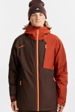 Snow Jackets^O'Neill FWC Cruz Block Snow Jacket cof bn cb