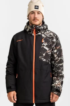 Snow Jackets^O'Neill FWC Cruz Block Snow Jacket blk/beige