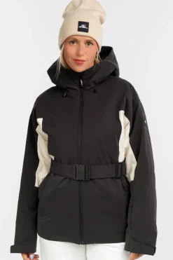 Snow Jackets^O'Neill FWC Cruz Hybrid Belted Jacket blk out cb