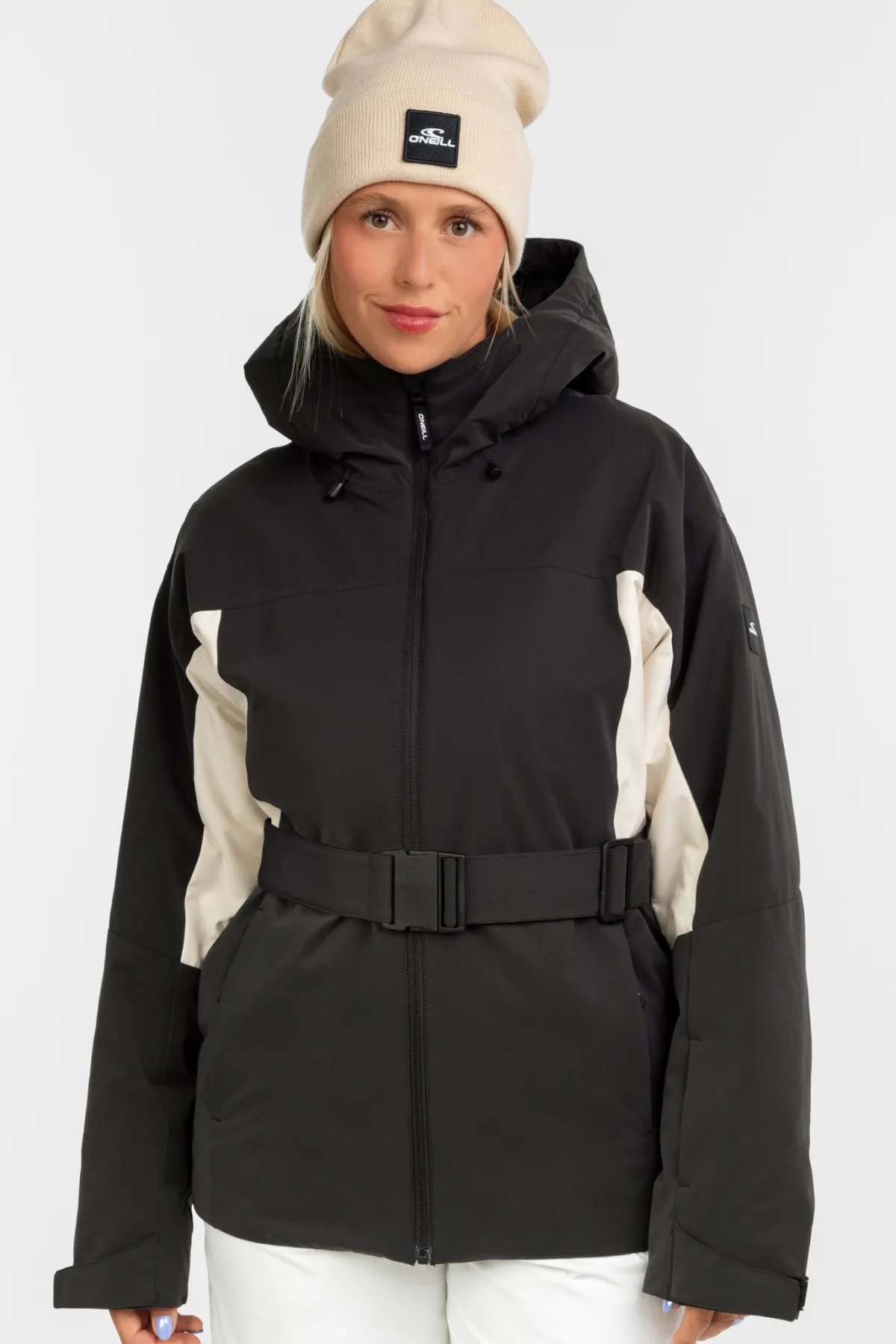 Snow Jackets^O'Neill FWC Cruz Hybrid Belted Jacket blk out cb