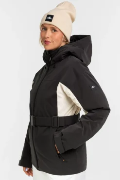 Snow Jackets^O'Neill FWC Cruz Hybrid Belted Jacket blk out cb