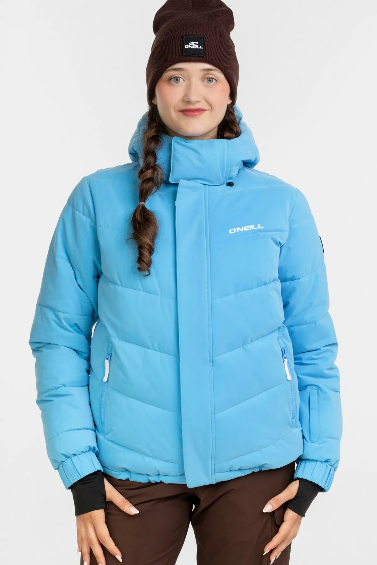 Snow Jackets^O'Neill FWC Cruz Hybrid Puffer Jacket blue poppy