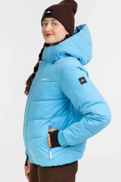 Snow Jackets^O'Neill FWC Cruz Hybrid Puffer Jacket blue poppy