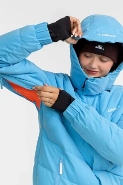 Snow Jackets^O'Neill FWC Cruz Hybrid Puffer Jacket blue poppy