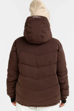Snow Jackets^O'Neill FWC Cruz Hybrid Puffer Jacket coffee bea
