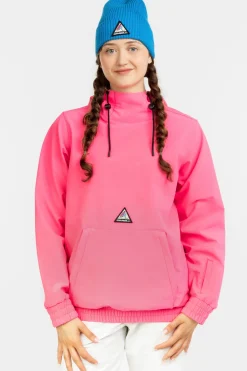 Snow Jackets^O'Neill FWC Play Softshell Snow Hoodie skatr pnk