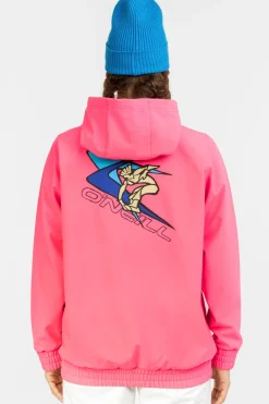 Snow Jackets^O'Neill FWC Play Softshell Snow Hoodie skatr pnk