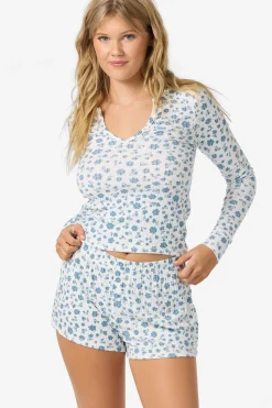 Bottoms^O'Neill Gaia Primrose Lounge Shorts winter white