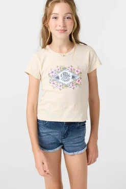 Sale|Bottoms^O'Neill Girl's Aiden Denim Shorts blue grass wash