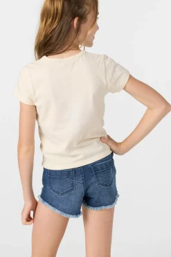 Sale|Bottoms^O'Neill Girl's Aiden Denim Shorts blue grass wash