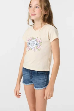 Sale|Bottoms^O'Neill Girl's Aiden Denim Shorts blue grass wash