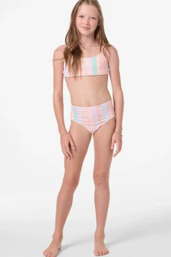 Swimwear^O'Neill Girl's Bali Floral Revo Tie Back Bralette Top Set - | tapioca