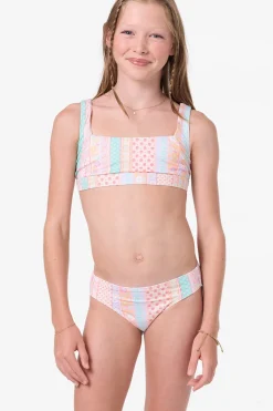 Swimwear^O'Neill Girl's Bali Floral Square Neck Set - | tapioca
