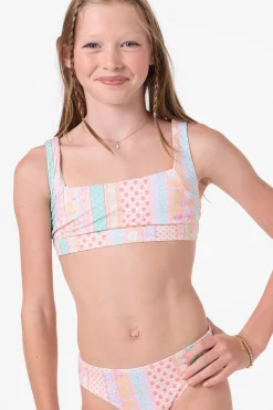 Swimwear^O'Neill Girl's Bali Floral Square Neck Set - | tapioca