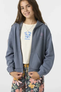 Sale^O'Neill Girl's Barlow Zip Fleece - | slate