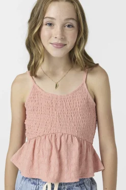 Sale^O'Neill Girl's Bianca Sleeveless Top - | coral haze