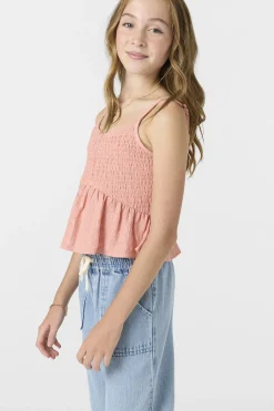 Tops & Tees^O'Neill Girl's Bianca Sleeveless Top coral haze