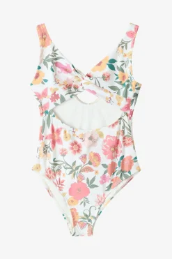 Swimwear^O'Neill Girl's Camellia Floral Twisted One-Piece - | vanilla