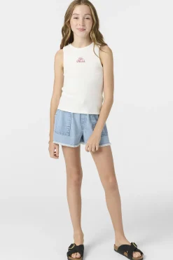 Sale|Tops & Tees^O'Neill Girl's Carmina Sleeveless Top winter white