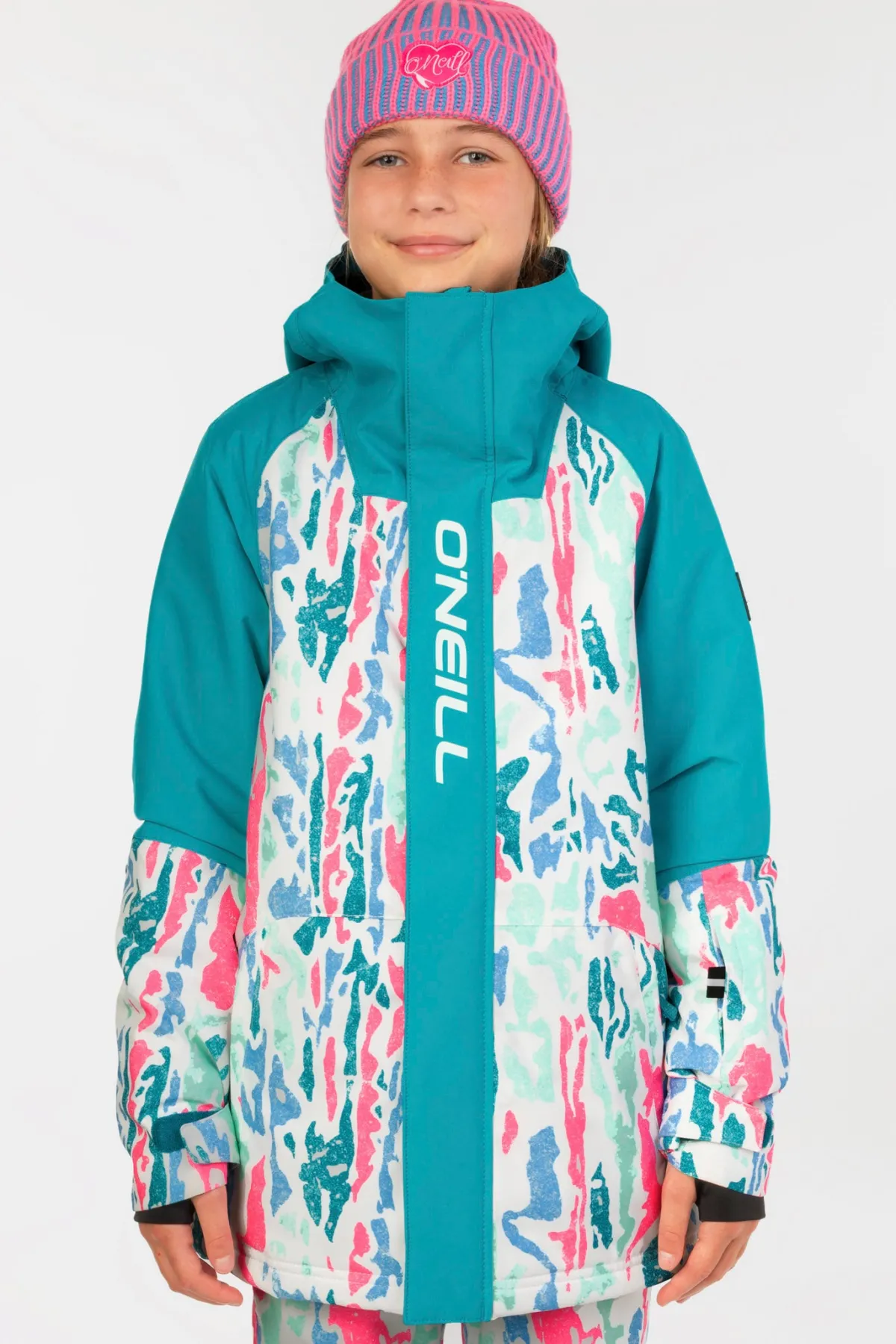 Kids' Sale^O'Neill Girl's FWC Play Snow Jacket wht clustr