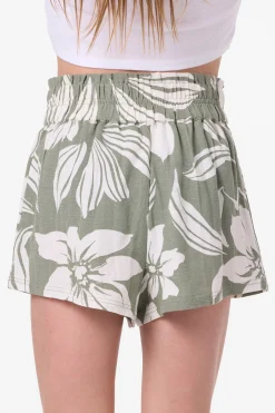 Bottoms^O'Neill Girl's Gabi Short Floral Shorts - | sea spray