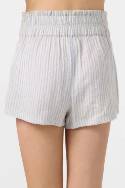 Bottoms^O'Neill Girl's Gabi Stripe Beach Shorts hydrangea