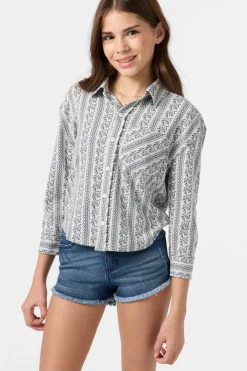Tops & Tees^O'Neill Girl's Jordyn Long Sleeve Top winter white