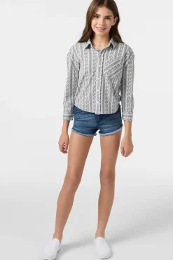 Tops & Tees^O'Neill Girl's Jordyn Long Sleeve Top winter white