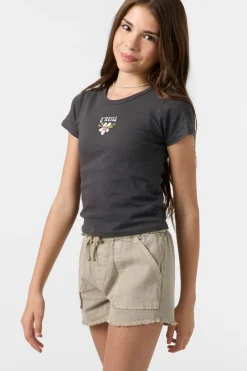 Bottoms^O'Neill Girl's Kylas Beach Shorts simply taupe