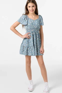 Sale^O'Neill Girl's Langley Primrose Short Dress - | provincial blue