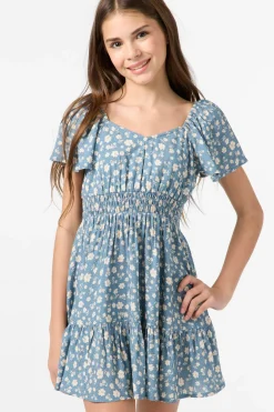 Sale^O'Neill Girl's Langley Primrose Short Dress - | provincial blue