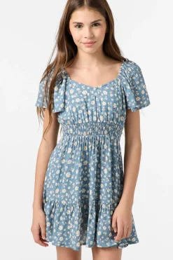 Sale^O'Neill Girl's Langley Primrose Short Dress - | provincial blue