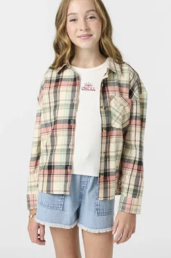 Tops & Tees^O'Neill Girl's Leslye Long Sleeve Top tapioca