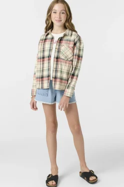 Tops & Tees^O'Neill Girl's Leslye Long Sleeve Top tapioca
