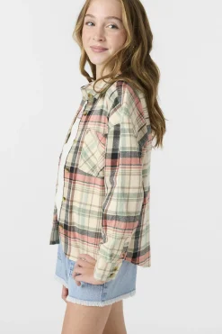 Sale^O'Neill Girl's Leslye Long Sleeve Top - | tapioca