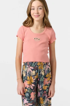 Tops & Tees^O'Neill Girl's Sammie Top coral haze