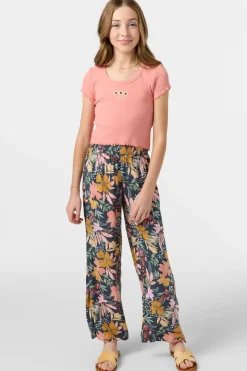 Sale^O'Neill Girl's Sammie Top - | coral haze