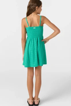 Dresses^O'Neill Girl's Shaena Mini Dress peacock green